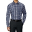 Kirkland Signature Men’s Tailored Fit Dress Shirt Navy/Tan Large Plaid
