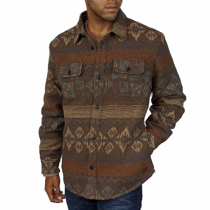 Jachs Men’s Patterned Shirt Jacket