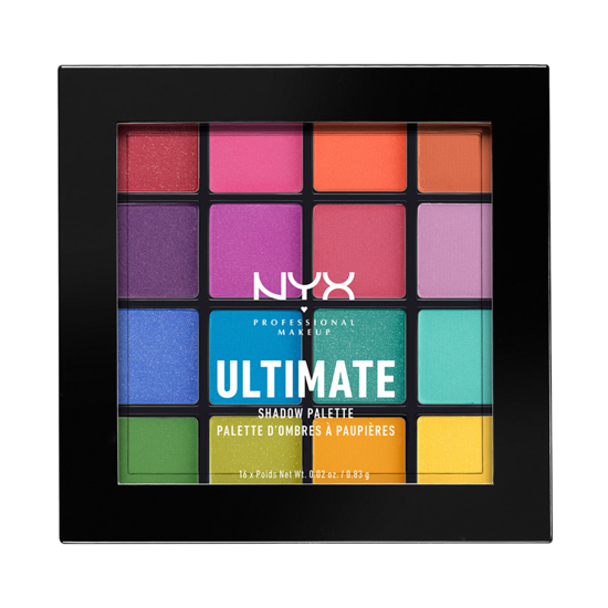 Picture of NYX Professional Makeup Ultimate Shadow Palette, Brights, 0.32 oz
