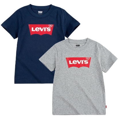 Levi's Boys' Short Sleeve Logo Graphic T-Shirt 2 Pack	
