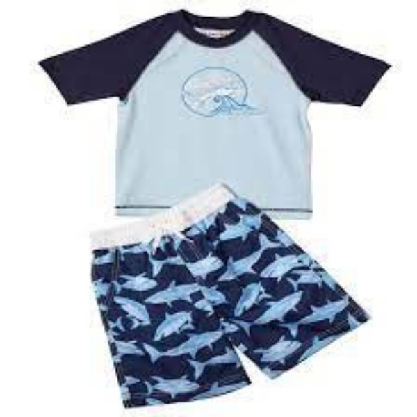 Wippette Kids' Swim and Rash Guard Set  