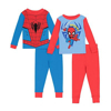 License 4 pc Cotton Sleep Set Size 4T Spiderman