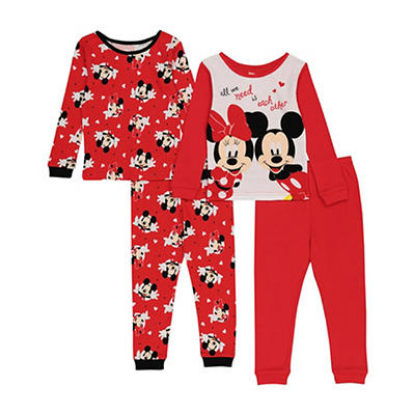 License 4 pc Cotton Sleep Set Size 4T Spiderman