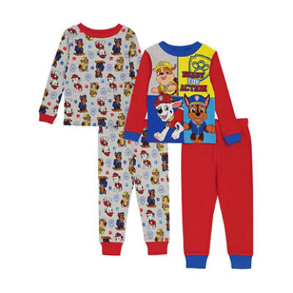 License 4 pc Cotton Sleep Set Size 4T Spiderman