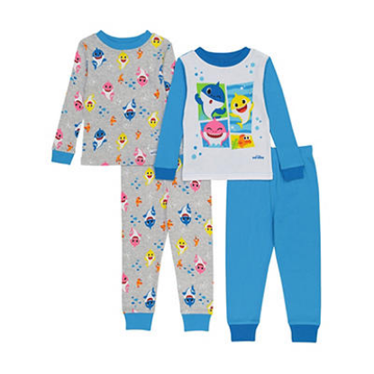 License 4 pc Cotton Sleep Set Size 4T Spiderman