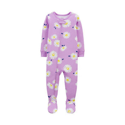 Carter's Footie Pajama Size 12M Stripe Whale