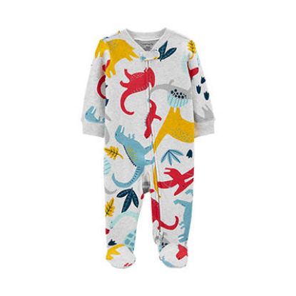 Carter's Footie Pajama Size 12M Stripe Whale