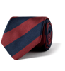 Striped Repp Silk Tie