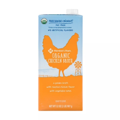 Member's Mark Organic Chicken Broth 32 oz 6 pk
