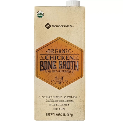 Member's Mark Organic Chicken Bone Broth 32 oz 6 pk