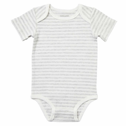 Kirkland Signature Infant 6 pack Cotton Bodysuit Gray