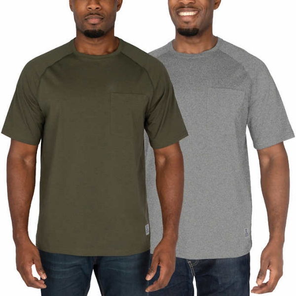 Rugged Elements Men’s Work Tee, 2-pack