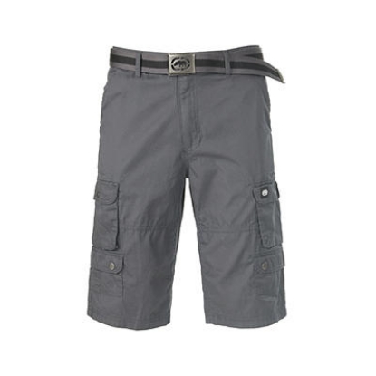 Ecko Unlimited Belted Messenger Cargo Shorts, Size 38 - Street Camo