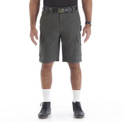 Smith's Workwear Stretch Duck Canvas Utility Cargo Shorts, Size 38 - Black