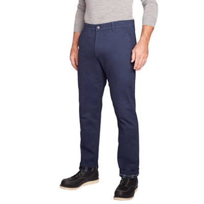 Weatherproof Flannel Lined Chino, Size 36/32 - Steel