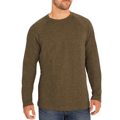 Eddie Bauer Long Sleeve Double Knit Crew