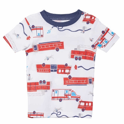 Carter's Kids 6 piece Cotton PJ Fire Truck