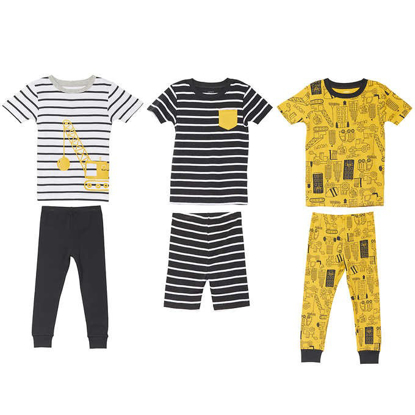 Carter's Kids' 6 piece Cotton PJ Construction