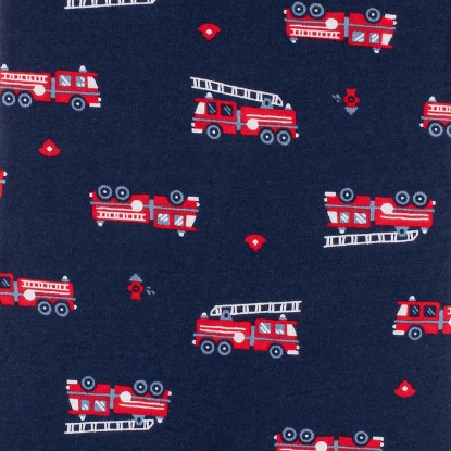 Kids Headquarters Kids 3 pack Cotton Sleepers Fireman