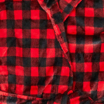 Eddie Bauer Youth 2 piece Sleepwear Set with Robe Holiday