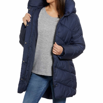 Madden NYC Ladies' Pillow Collar Coat