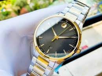 Movado Stratus Two Tone Watch 0607245