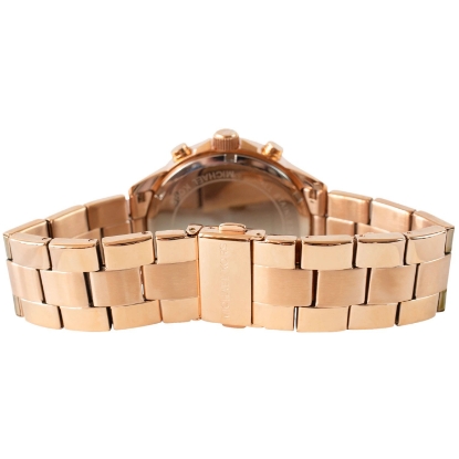 Michael Kors Runway Chronograph Rose Gold-Tone Men's Watch