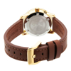 Movado Bold Gold Dial Brown Leather Women's Watch 3600437