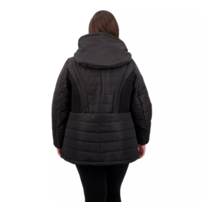 Details Plus Size Puffer Jacket