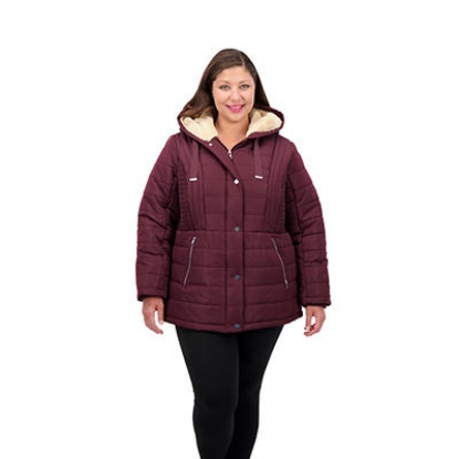 Details Plus Size Puffer Jacket