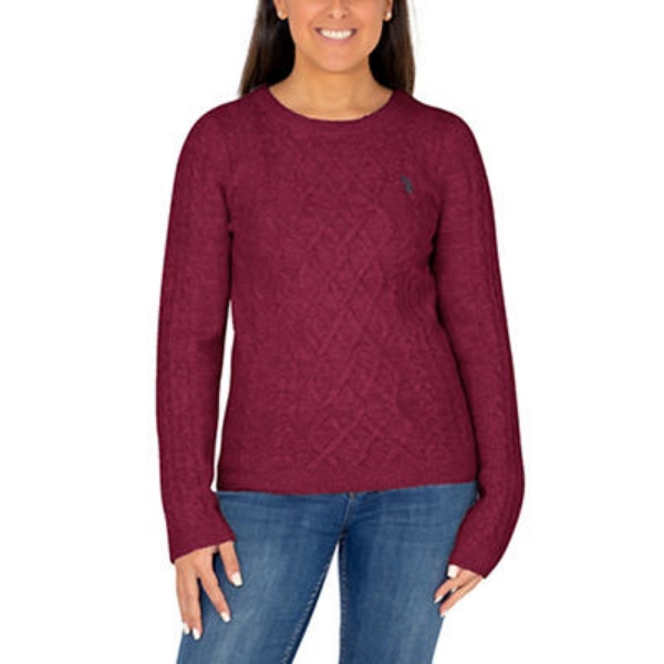 USPA Fisherman Cable Sweater