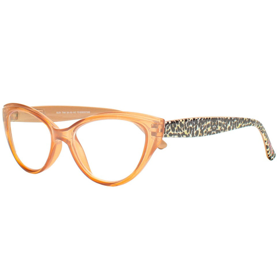 Picture of XOX Betsey Johnson Blue Light Blocking Glasses with Cloth and Pouch Tan