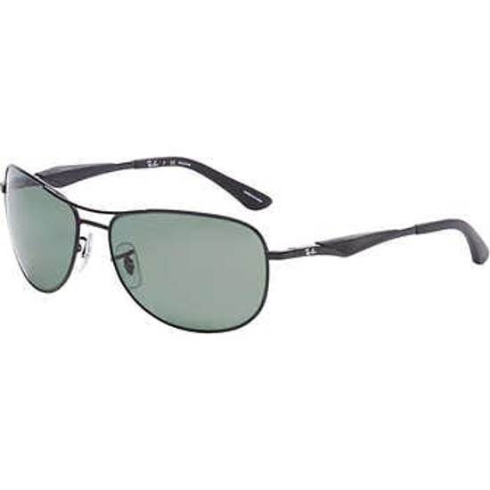 Picture of Ray-Ban RB3519 Matte Black Polarized Sunglasses