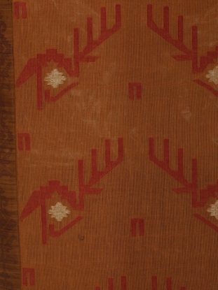 Picture of Brown Printed Jamdani Cotton Panjabi