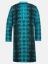 Picture of Teal Printed Silk Panjabi
