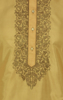 Picture of Mustard Embroidered Silk Panjabi