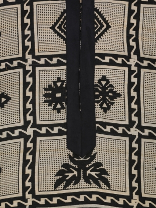 Picture of Beige Printed Endi Silk Panjabi