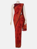 Picture of Red Embroidered Silk Saree