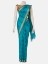 Picture of Teal Tangail Soft Silk Baluchari Saree