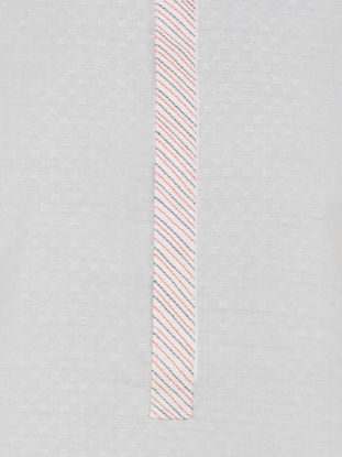 Picture of White Printed Cotton Slim Fit Panjabi