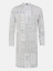 Picture of Ivory Printed Viscose Slim Fit Panjabi