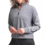 Calvin Klein Ladies Logo Zip Pullover
