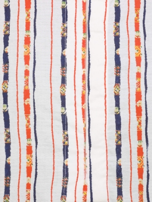 Picture of White Printed Slim Fit Cotton Panjabi