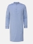 Picture of Pastel blue slim fit cotton panjabi with grey embroidery.