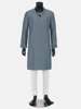 Picture of Grey Embroidered Viscose-Cotton Panjabi Pajama Set