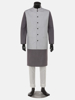 Picture of Grey Cotton Panjabi Pajama Coaty Set