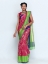 Picture of Fuchsia Sirajganj Half Silk Opera Saree