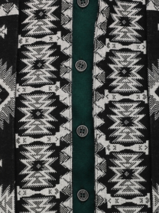 Picture of Green Cotton Panjabi Pajama Set with Coaty