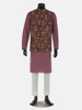 Picture of Mauve Cotton Panjabi Pajama Coaty Set