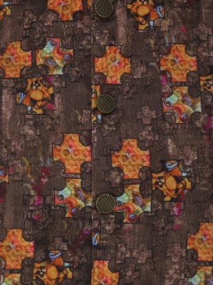 Picture of Mauve Cotton Panjabi Pajama Coaty Set